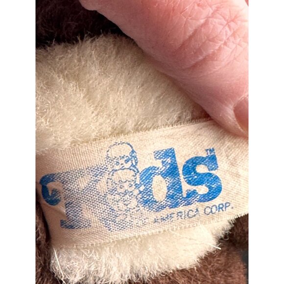 Kids of America Vtg Plush Stuffed Animal Bunny Rabbit Easter Carrot Feet 80s 7” - Picture 5 of 13